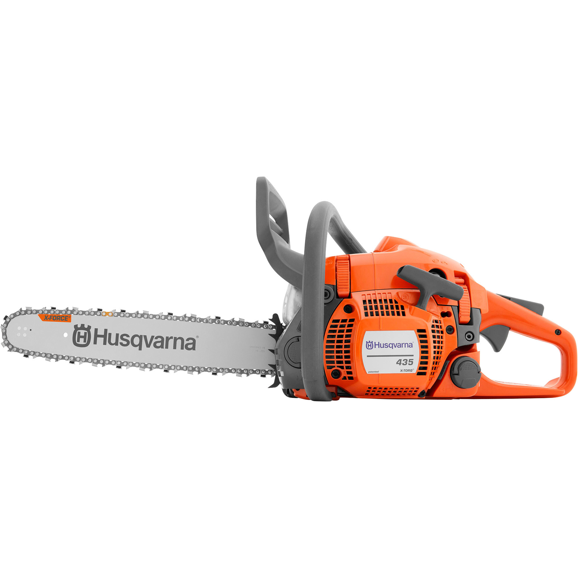 Husqvarna Gas Chainsaw, 16in. Bar, 0.325in. Chain Pitch, Model# 435